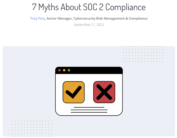 7 Myths About SOC 2 Compliance