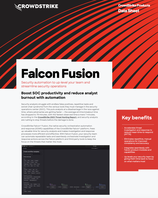 CrowdStrike Falcon Fusion